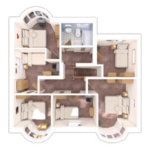 Floor plans at 165B Northwood Road, Broadstairs Ramsgate Rooms