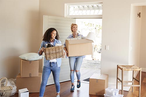 people moving in