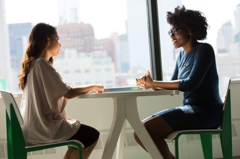 Woman of colour job interview Ramsgate Rooms blog