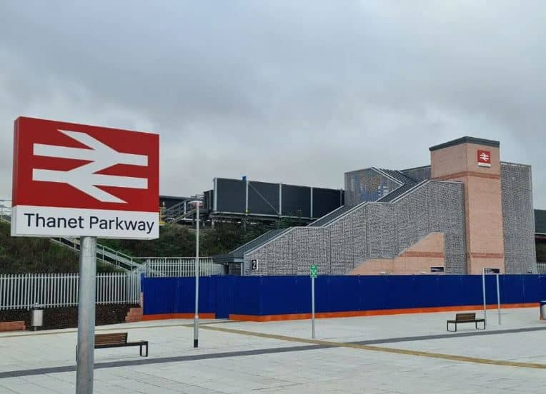 Thanet Parkway Station - Image from South Eastern Railway - Ramsgate Rooms